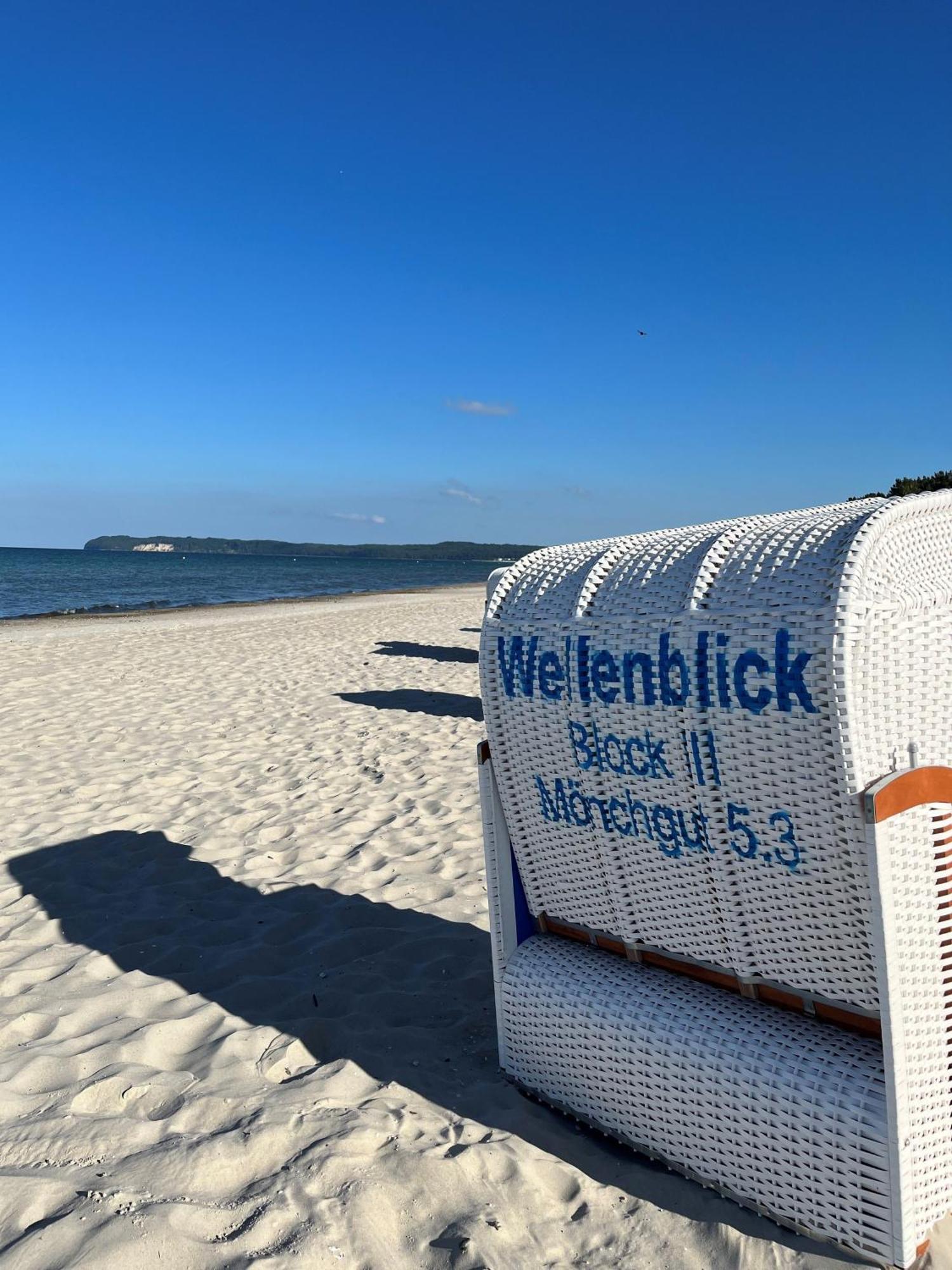 FeWo Prora - Wellenblick inklusive Strandkorb Binz Exteriör bild
